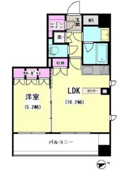 エスティメゾン大井仙台坂 1404