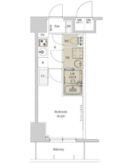 ディームス品川戸越2 1102