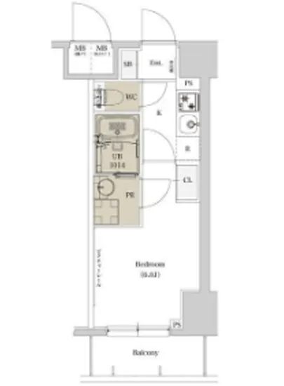 ディームス品川戸越2 1302
