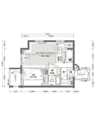ズーム新宿夏目坂 205