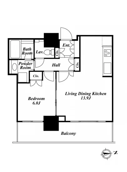 リエトコートアルクスタワー 1003