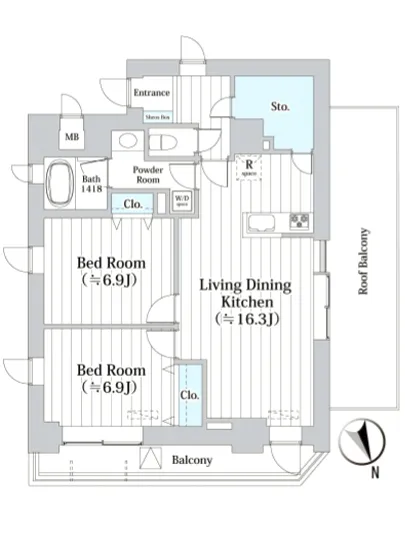 シエルデブルージュ尾山台 401
