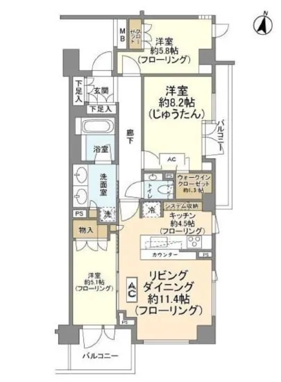 ザ・パークハウス西麻布霞町 403