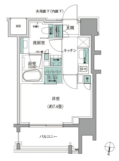 ザ・パークハウスアーバンス白金 705