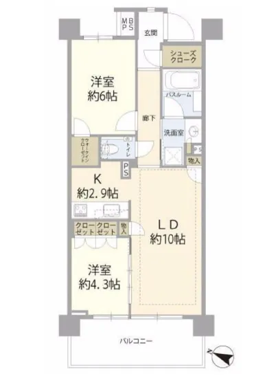 クリオ駒沢公園 4F