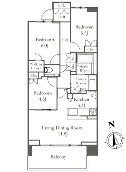 プラウド大井ゼームス坂 4F