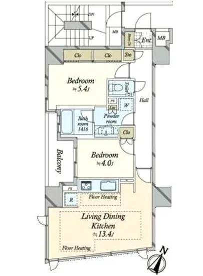 クレイス月島キャナルフロント 3F