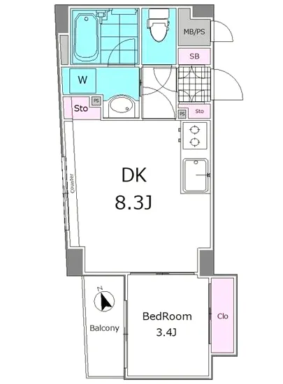 アビテ市ヶ谷仲之町 202