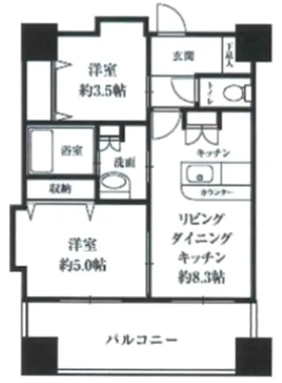 HF西新宿レジデンスウエスト 1201