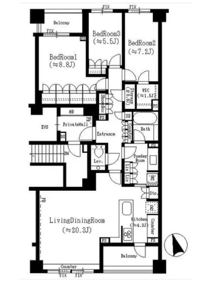 ザ・パークハウスグラン南青山高樹町 302