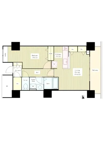 勝どきビュータワー 2706