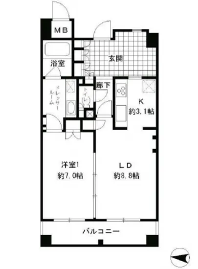 ガーネットコート四谷 1004