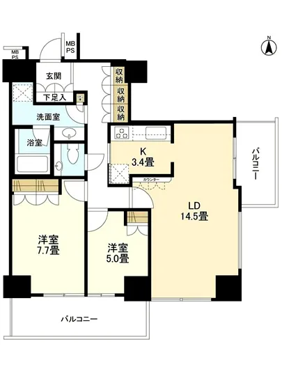 ルネッサンスタワー上野池之端 1504