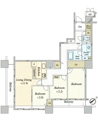 コスモ東京ベイタワー 6F