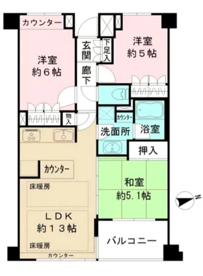 パークハウス大森リルウイング 304