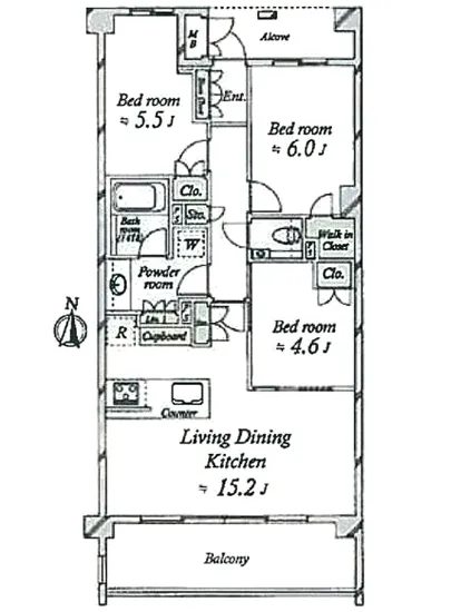ザ・テラス下目黒 3F