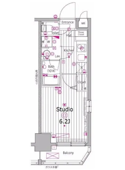 ガーラ・プレシャス渋谷六本木通り 6F