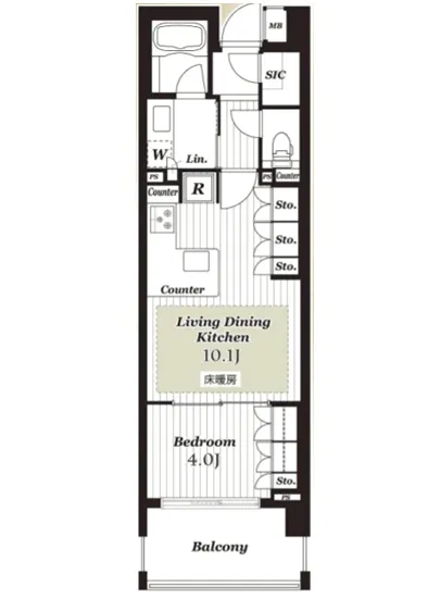 ブリリア神楽坂id 5F