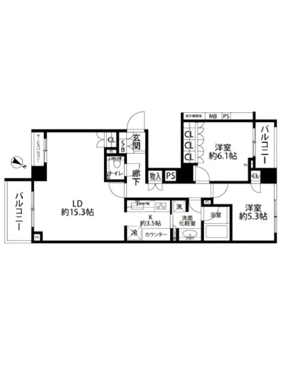 パークハウス目黒学芸大学 404