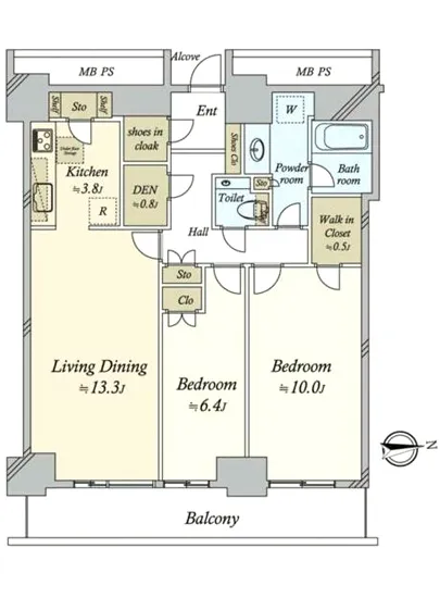 Wコンフォートタワーズウエスト 26F