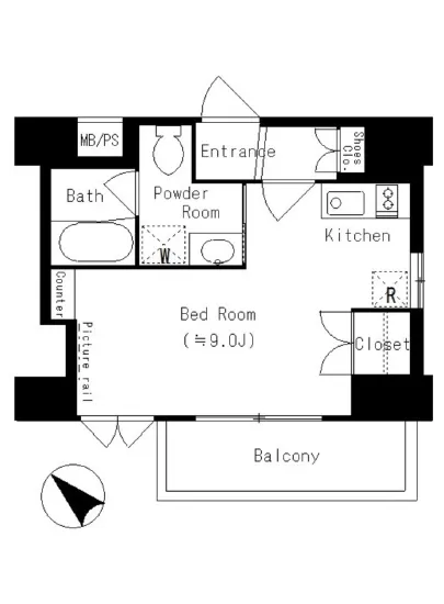 レジディア恵比寿 203