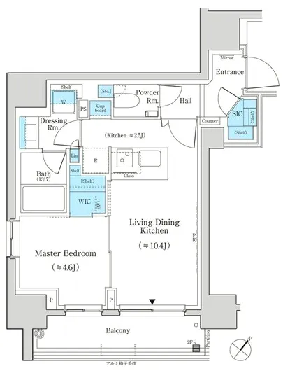 パークリュクス日本橋大伝馬町 605