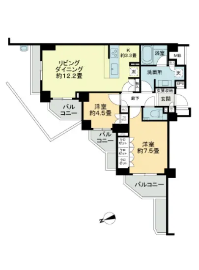 ライオンズ外苑の杜 101