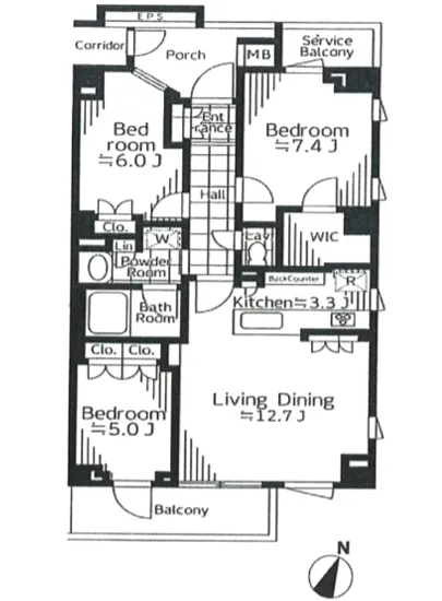 ブランズ牛込神楽坂 2F