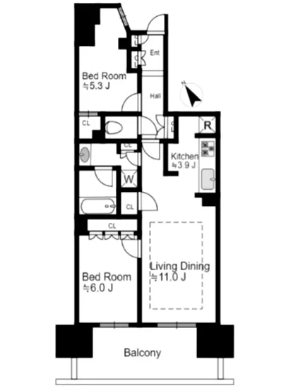 プラウドシティ池袋本町 2F