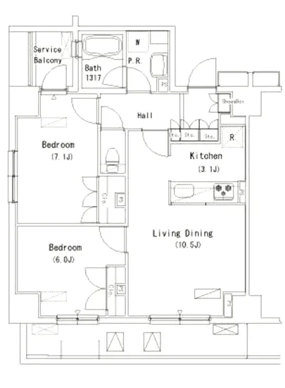 パークアクシス押上 1302