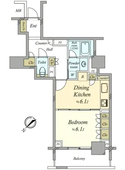 ファミール月島グランスイートタワー 12F