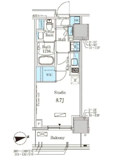 パークアクシス赤塚 1111