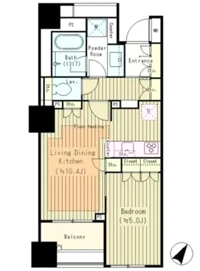 パークホームズ日本橋浜町二丁目リビオガーデン 304