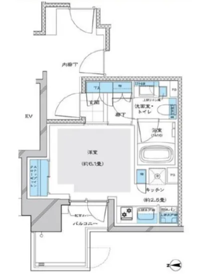 オーベルアーバンツ神楽坂 3F