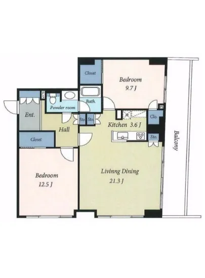 グリーンコート麻布十番 601