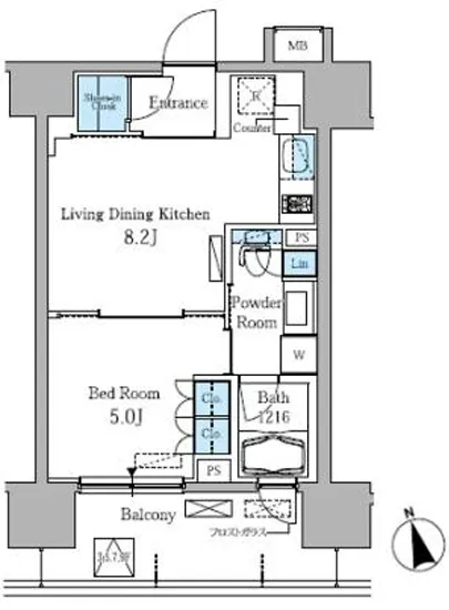 パークアクシス高田馬場 802