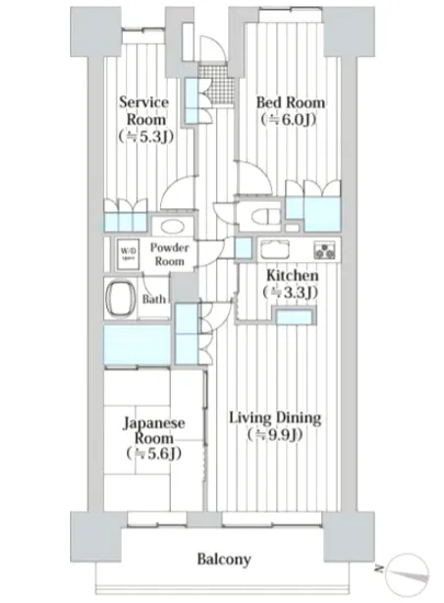 イーストパークス大島サザンスクエア 1104
