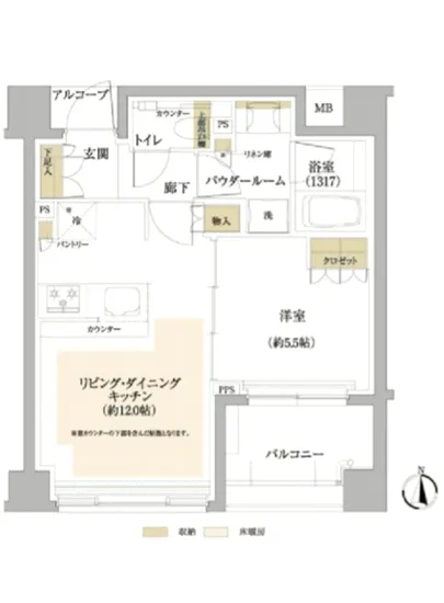 グランスイート神楽坂ピアース S-307