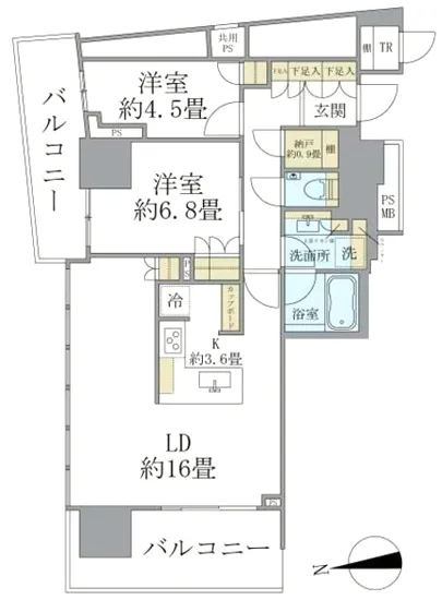 ブリリアタワー池袋 2501