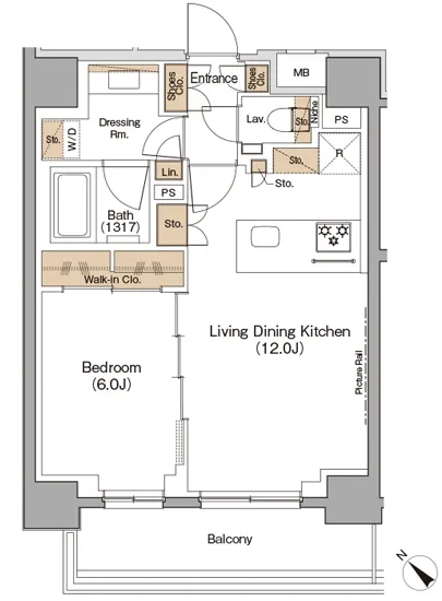 ザ・パークハビオ月島フロント 501