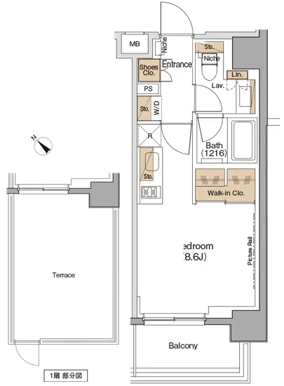 ザ・パークハビオ月島フロント 606
