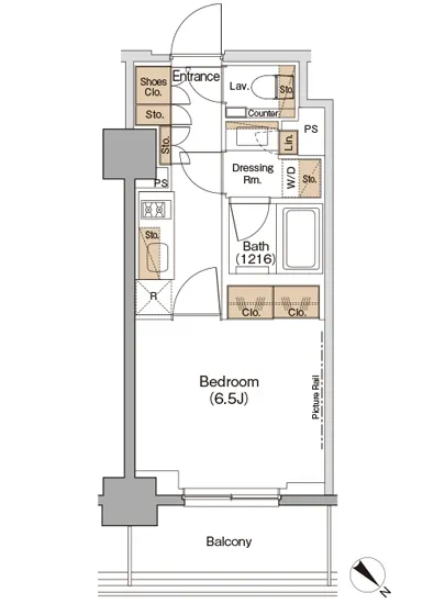 ザ・パークハビオ月島フロント 1010