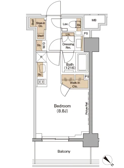 ザ・パークハビオ月島フロント 911