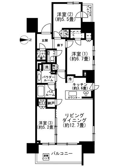 シティタワー品川パークフロント 22F
