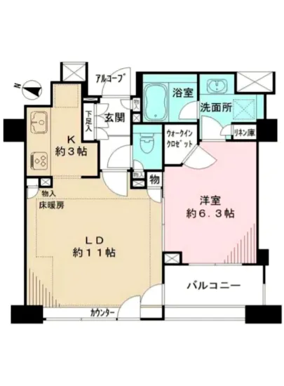 用賀パークハウス 405