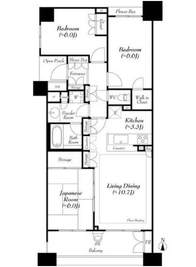 グランヒルズ東陽町 9F