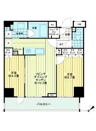 ピアース笹塚 5F