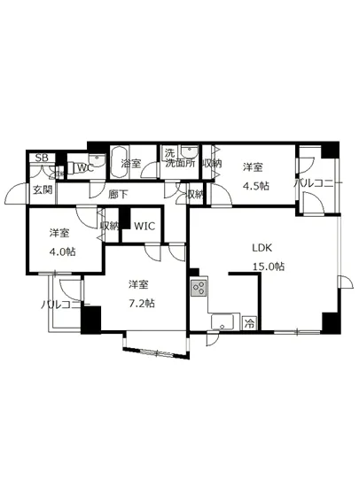 東急ドエルアルス白金長者丸 203