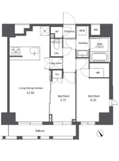 コンフォリア台東根岸 1109