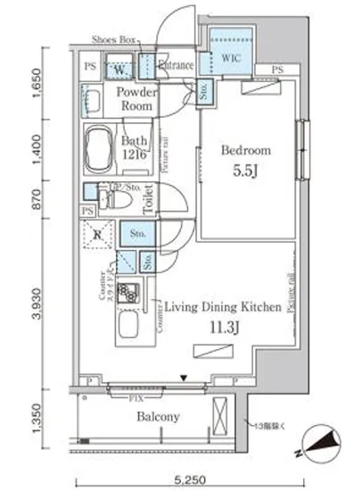 パークアクシス浅草・蔵前 1101